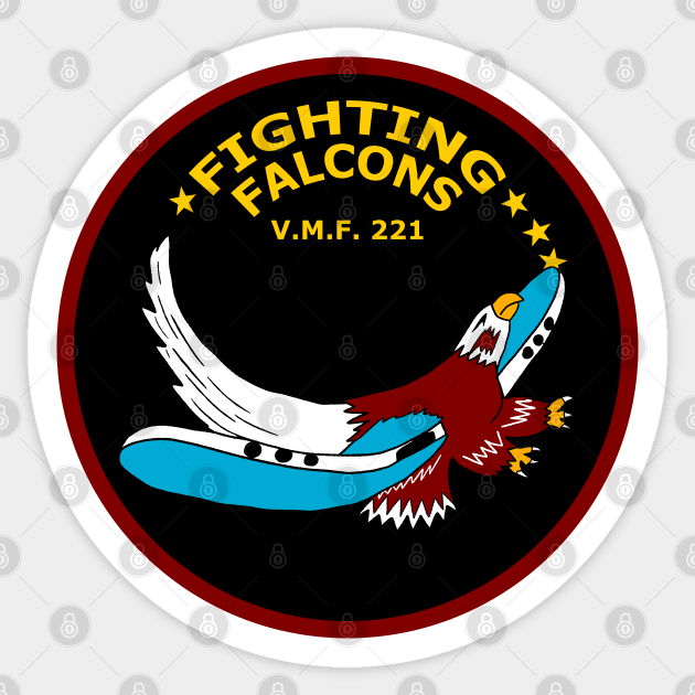 VMF 221 Fighting Falcons Sticker by Yeaha